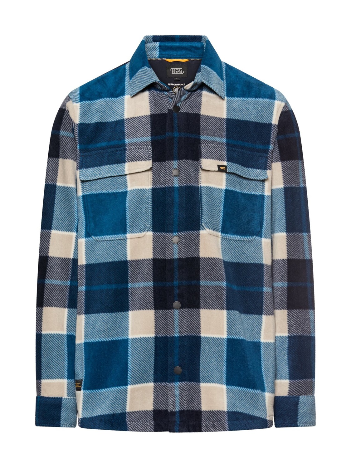 CAMEL ACTIVE Рубашка на пуговицах синего цвета Regular fit
CAMEL ACTIVE Рубашка на пуговицах синего цвета Regular fit