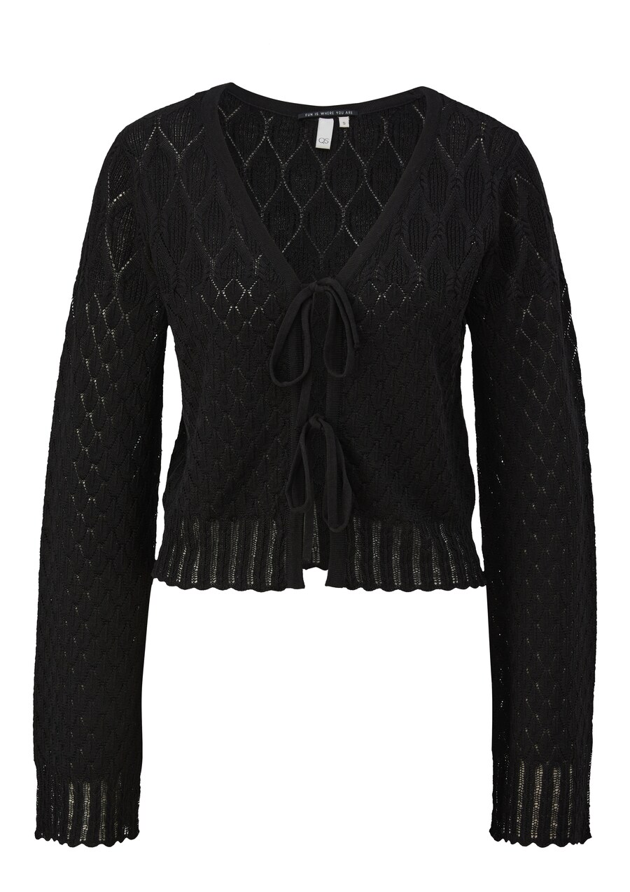 Вязаный кардиган QS, черный
Вязаный кардиган QS, черный