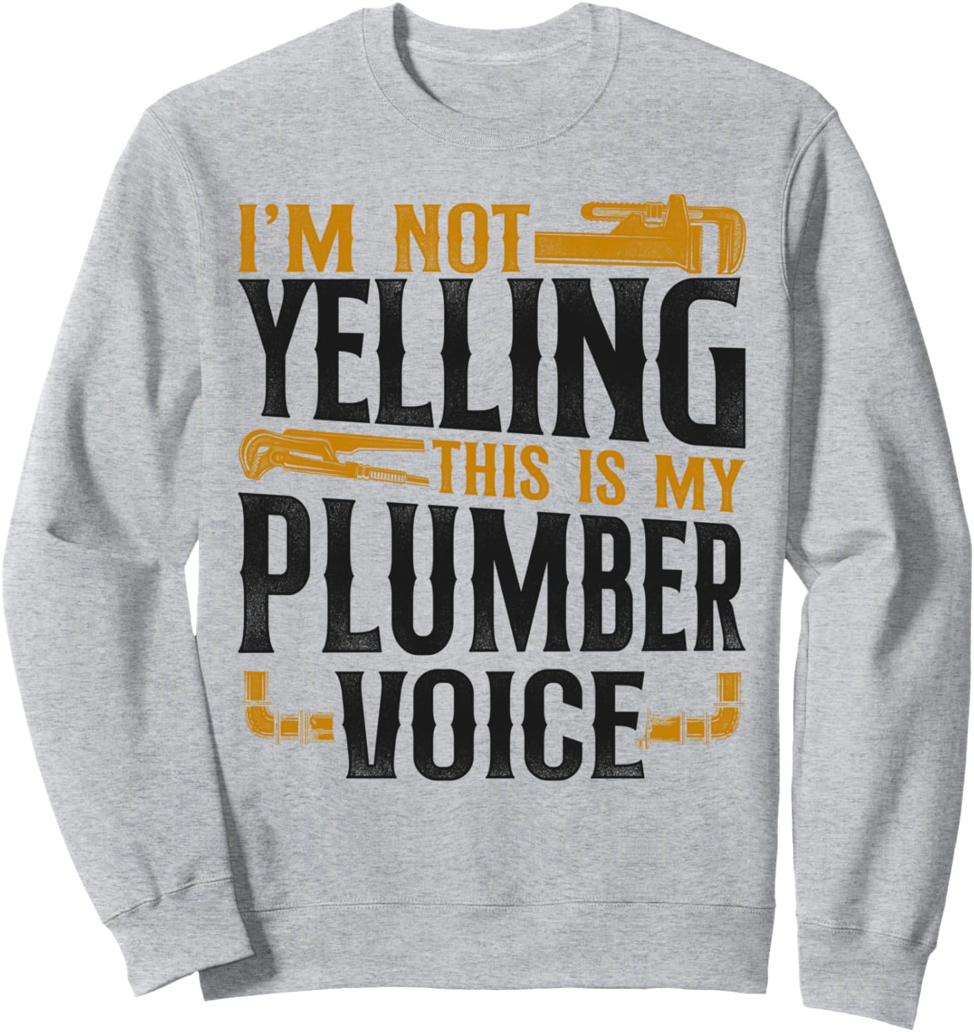 Винтажная толстовка с надписью Я не кричу, это мой сантехник на тему сантехники Plumber Plumbing Hd0, серый
Винтажная толстовка с надписью Я не кричу, это мой сантехник на тему сантехники Plumber Plumbing Hd0, серый