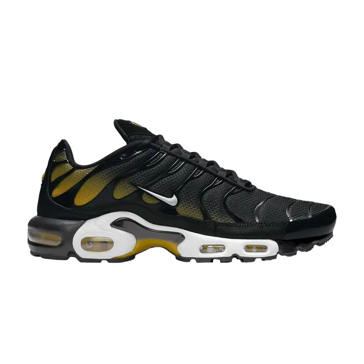 Кроссовки Nike Air Max Plus 'Black University Gold', черный
Кроссовки Nike Air Max Plus 'Black University Gold', черный