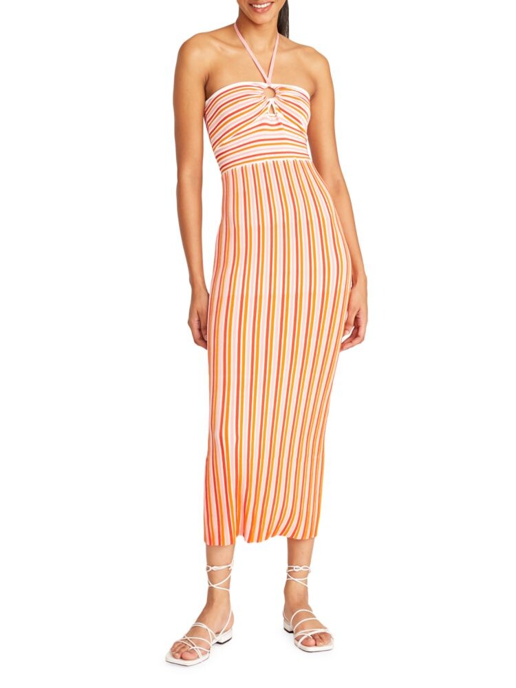 Платье миди в полоску Valena с воротником халтер Amur, цвет Sorbet
Платье миди в полоску Valena с воротником халтер Amur, цвет Sorbet