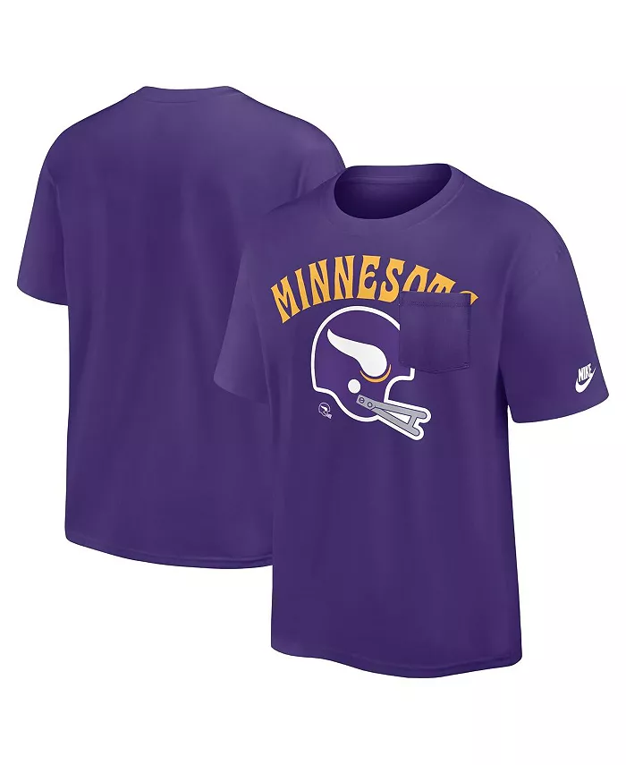 Мужская фиолетовая футболка Minnesota Vikings Rewind Heavy Max 90 с карманом Nike
Мужская фиолетовая футболка Minnesota Vikings Rewind Heavy Max 90 с карманом Nike