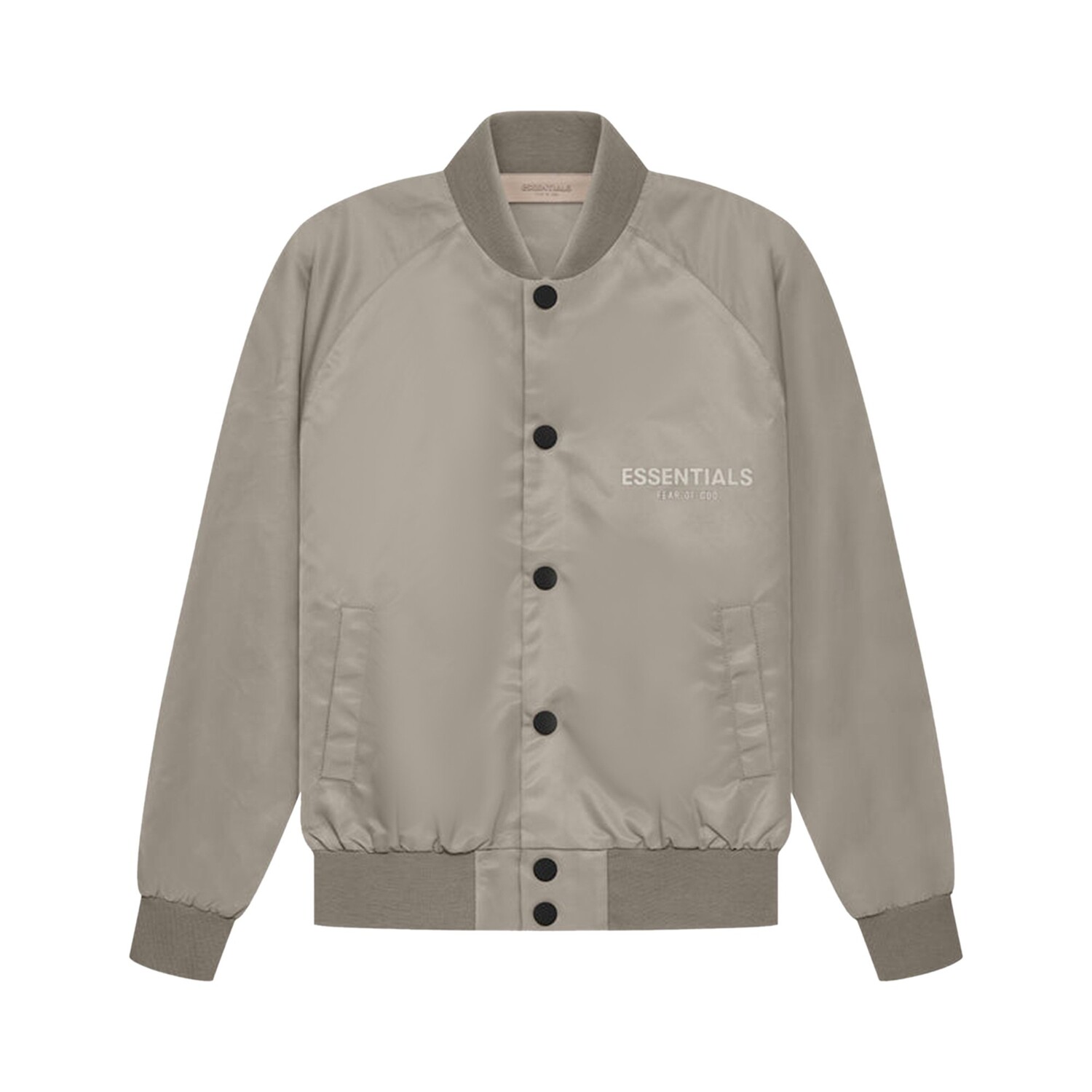 Детская бейсбольная куртка Fear of God Essentials, цвет Desert Taupe 
Детская бейсбольная куртка Fear of God Essentials, цвет Desert Taupe