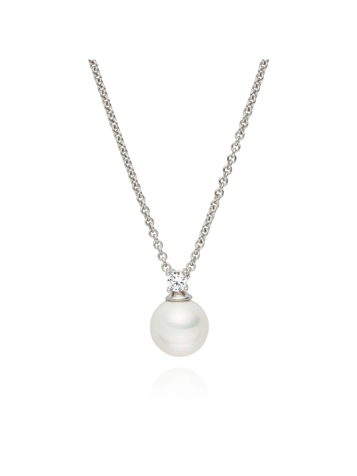 Lulu & Jane Латунное колье с кубическим цирконием и жемчужиной в серебряной оправе
Lulu & Jane Латунное колье с кубическим цирконием и жемчужиной в серебряной оправе