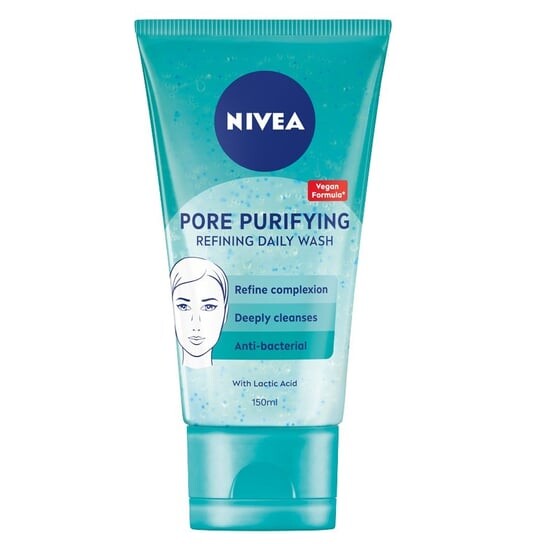 Гель для умывания Pore Purifying против несовершенств 150мл Nivea
Гель для умывания Pore Purifying против несовершенств 150мл Nivea