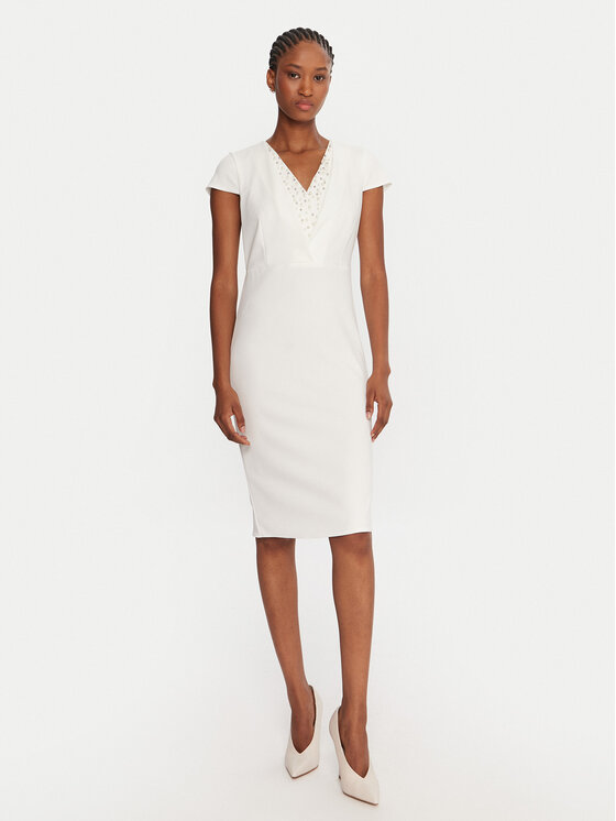 Коктейльное платье slim fit CFC0125515003 Rinascimento, белый
Коктейльное платье slim fit CFC0125515003 Rinascimento, белый