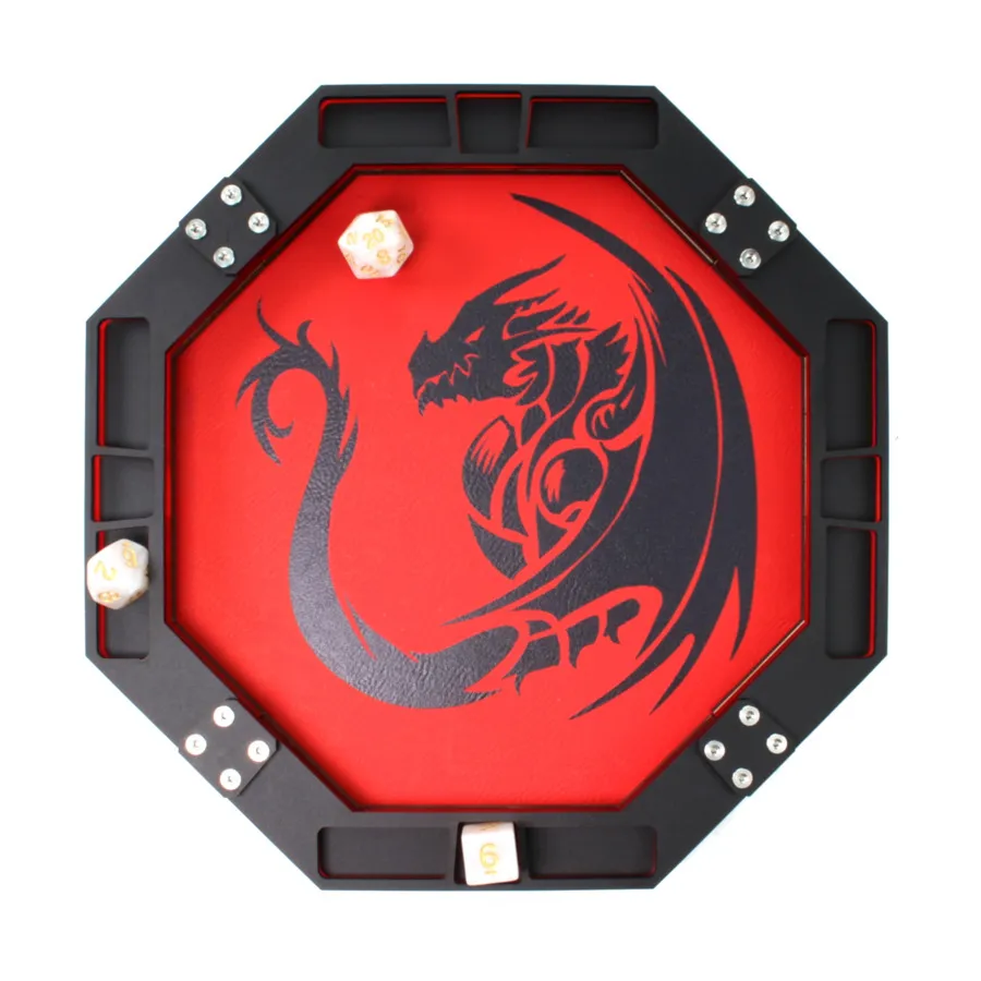 10 x 10 дюймов с принтом дракона из веганской кожи — красный, Octagon Dice Trays (C4 Labs)
10 x 10 дюймов с принтом дракона из веганской кожи — красный, Octagon Dice Trays (C4 Labs)