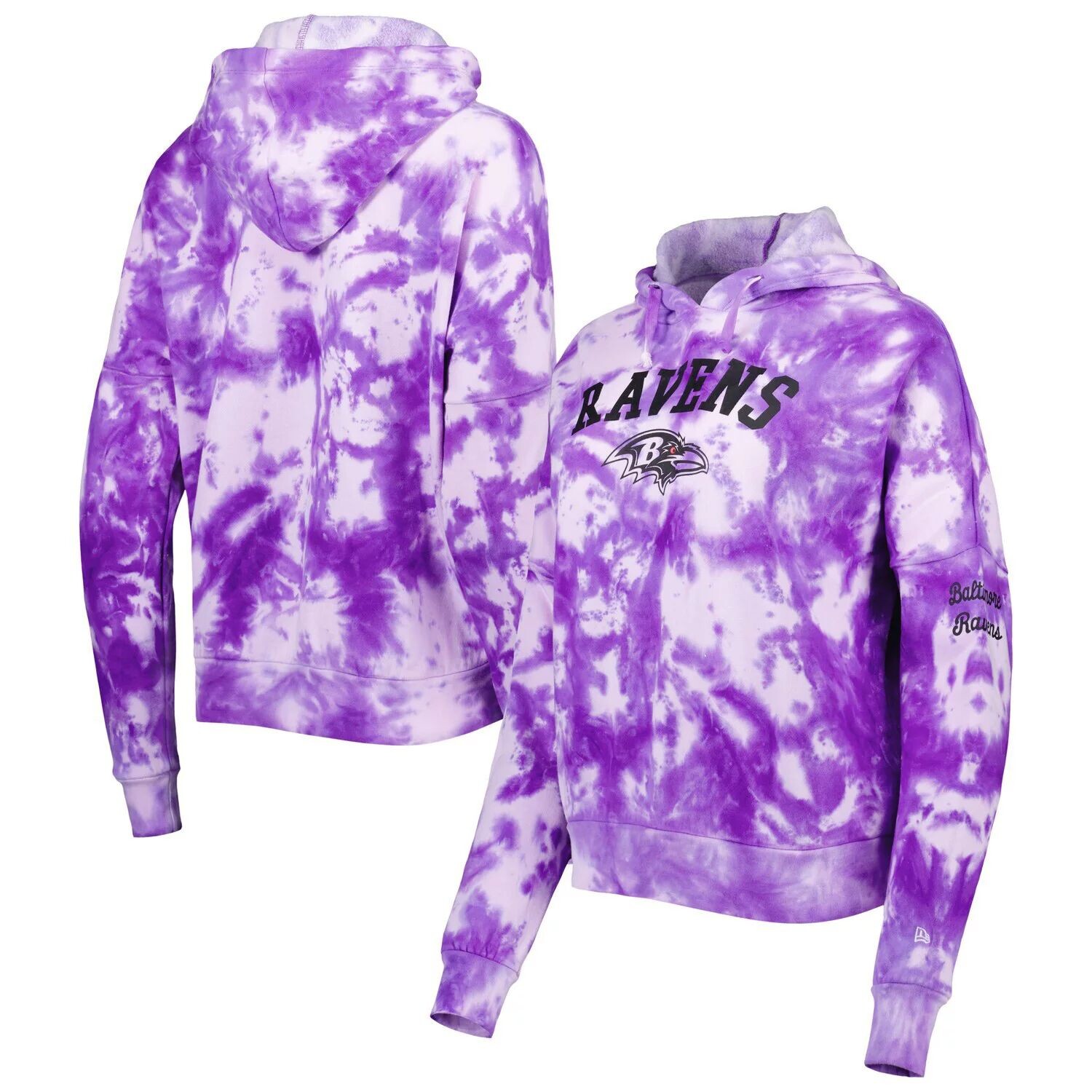 Женский флисовый пуловер с капюшоном New Era Purple Baltimore Ravens Cloud Dye New Era
Женский флисовый пуловер с капюшоном New Era Purple Baltimore Ravens Cloud Dye New Era