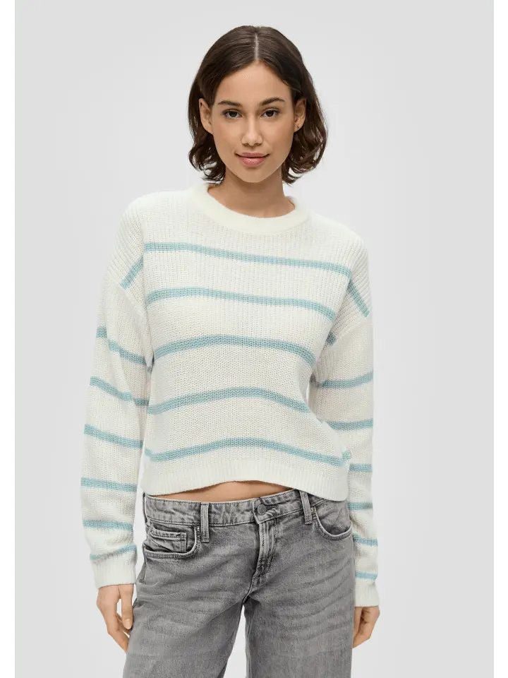 Пуловер QS, бирюзовый
Пуловер QS, бирюзовый