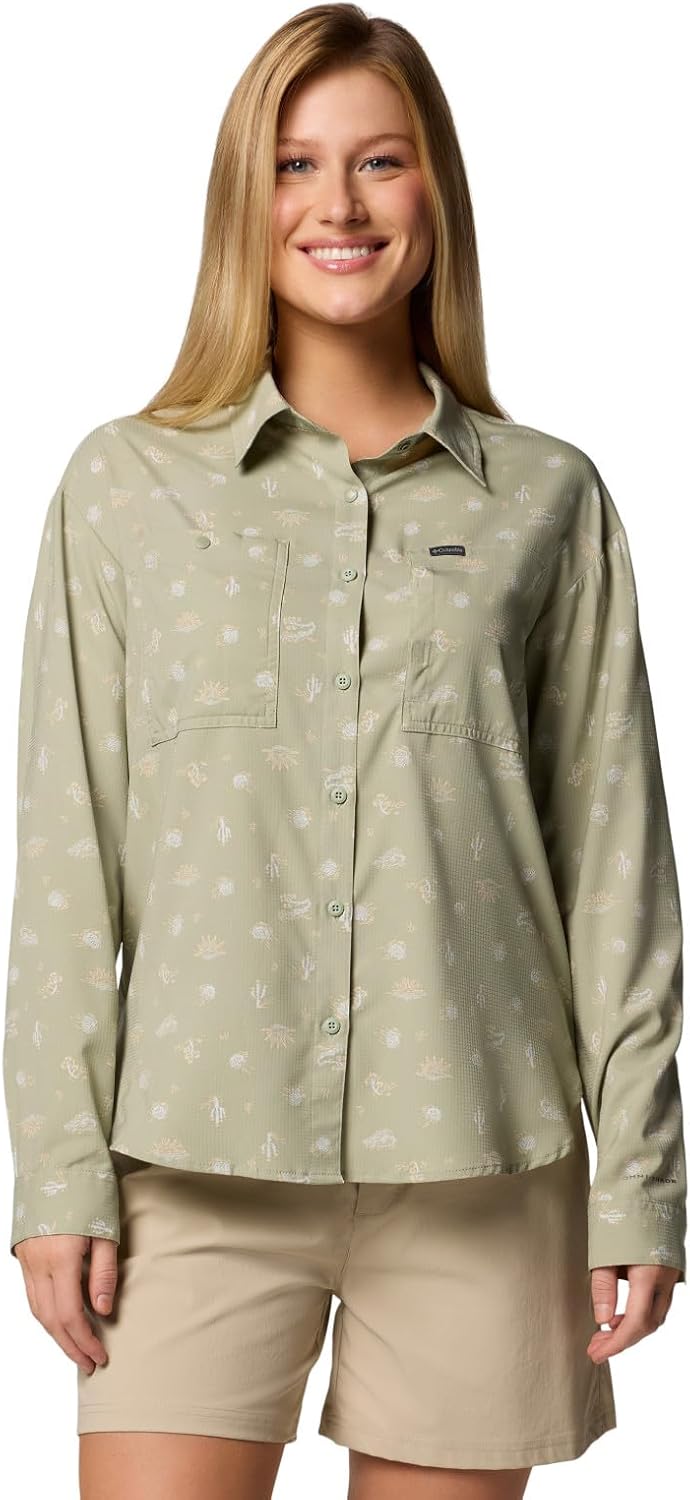 Женская рубашка Columbia Silver Ridge Utility Patterned с длинным рукавом, Safari Deserted
Женская рубашка Columbia Silver Ridge Utility Patterned с длинным рукавом, Safari Deserted
