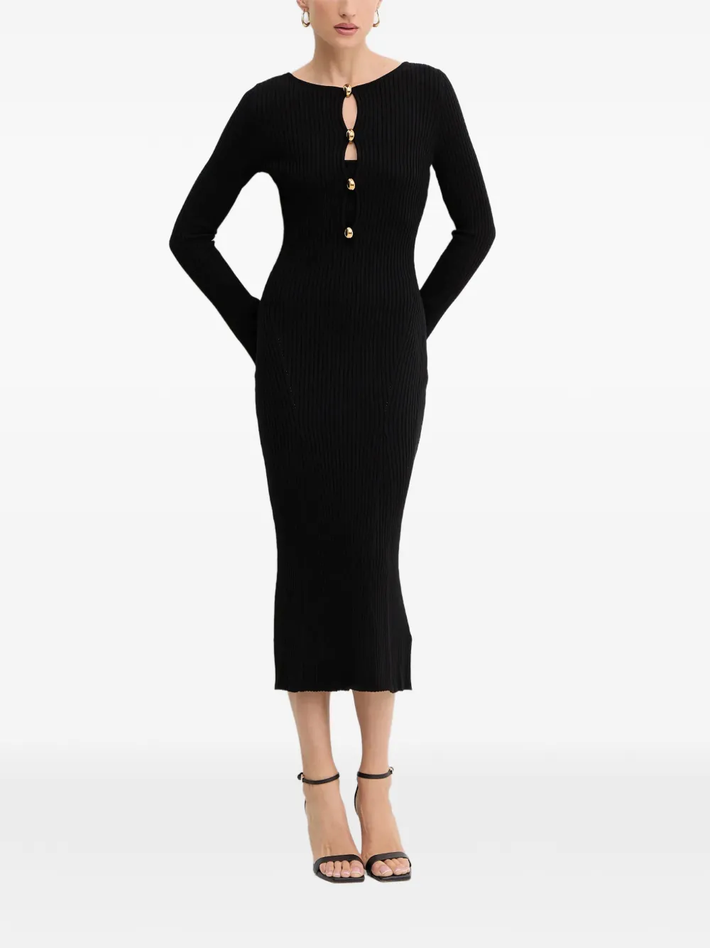 Платье миди на пуговицах Marciano By Guess, черный
Платье миди на пуговицах Marciano By Guess, черный