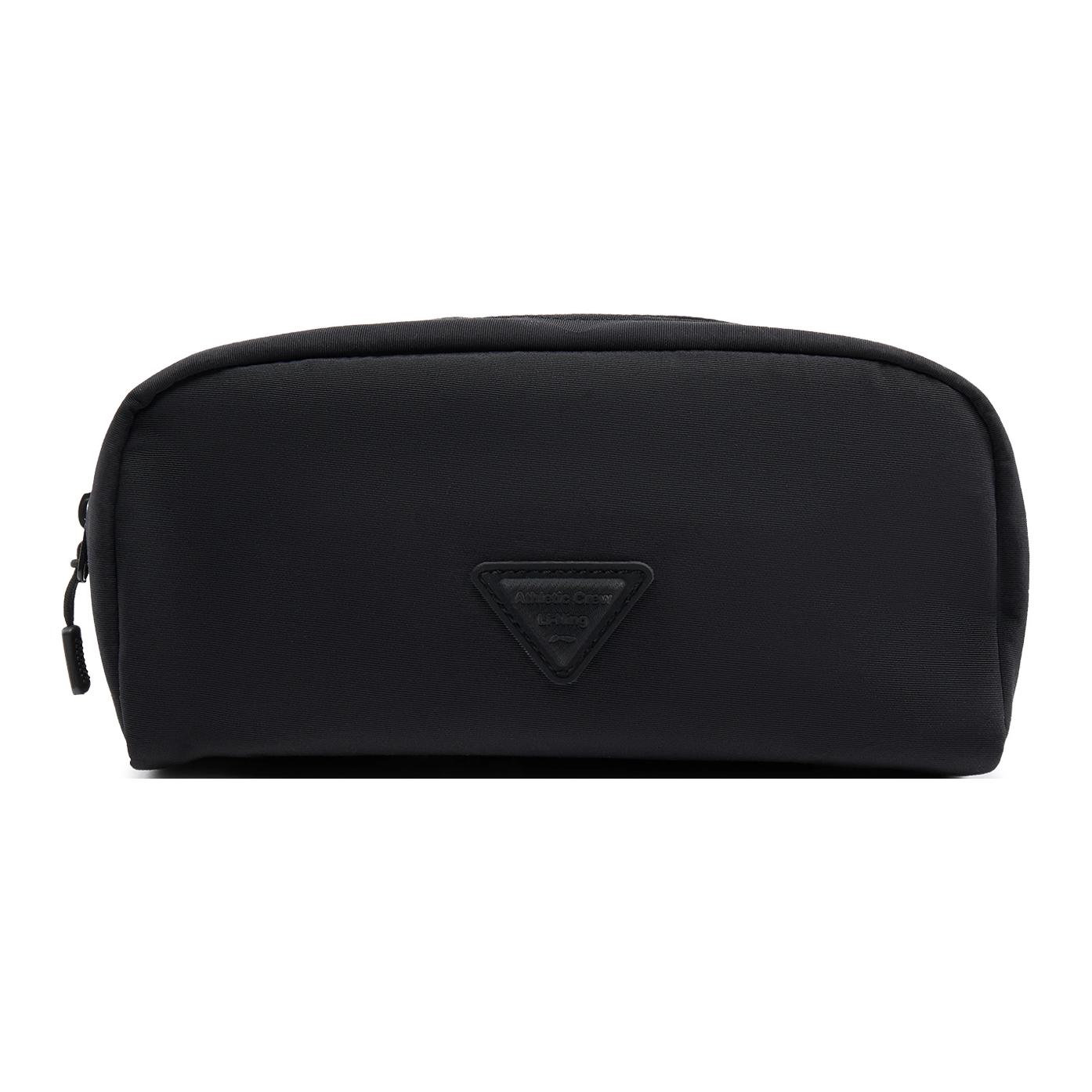 LINING Спортивная поясная сумка через плечо из полиамида унисекс черная, Black