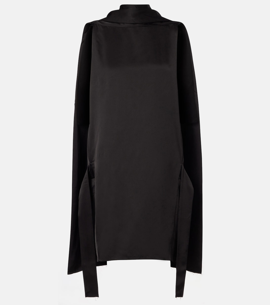 Кокон деконструированное сатиновое мини-платье Toteme, черный
Кокон деконструированное сатиновое мини-платье Toteme, черный