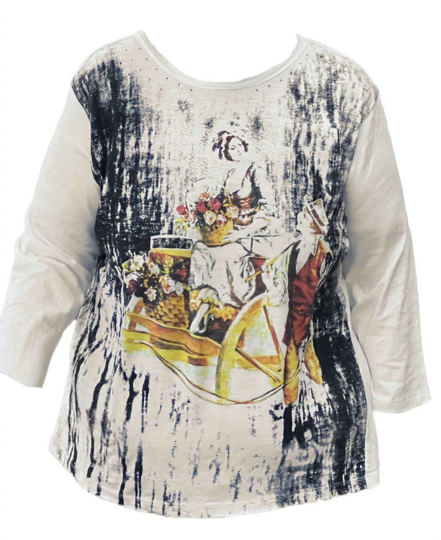 Футболка с реверсивным принтом сердца в цвете off-white Paperlace
Футболка с реверсивным принтом сердца в цвете off-white Paperlace