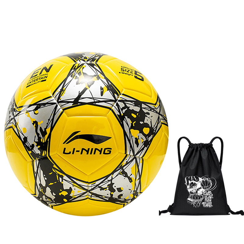 LINING Размер 5 футбольный мяч TPU бесшовный термосварной унисекс ярко-желтый
LINING Размер 5 футбольный мяч TPU бесшовный термосварной унисекс ярко-желтый