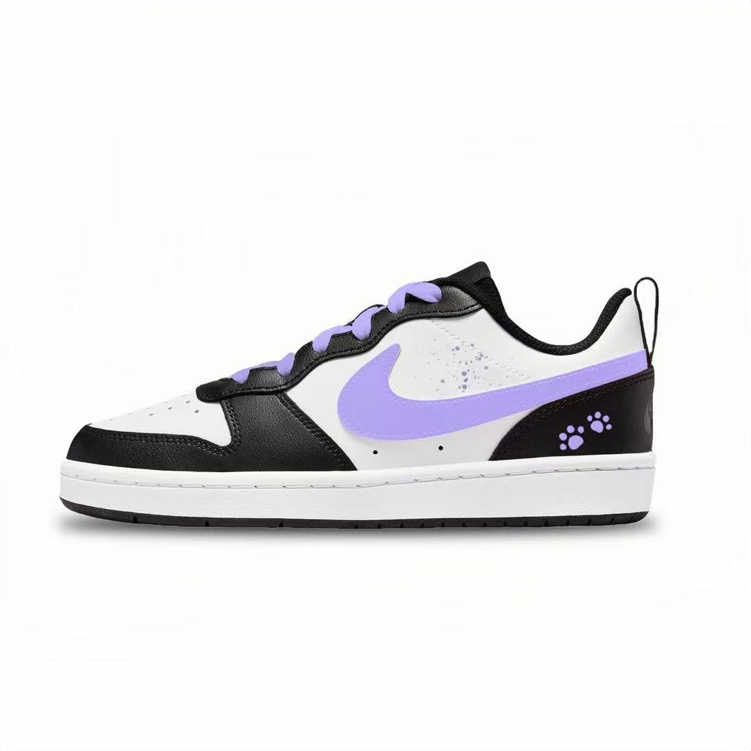 Nike Пурпурные детские скейтерские кроссовки Court Borough Low top Unisex, устойчивые к истиранию
Nike Пурпурные детские скейтерские кроссовки Court Borough Low top Unisex, устойчивые к истиранию
