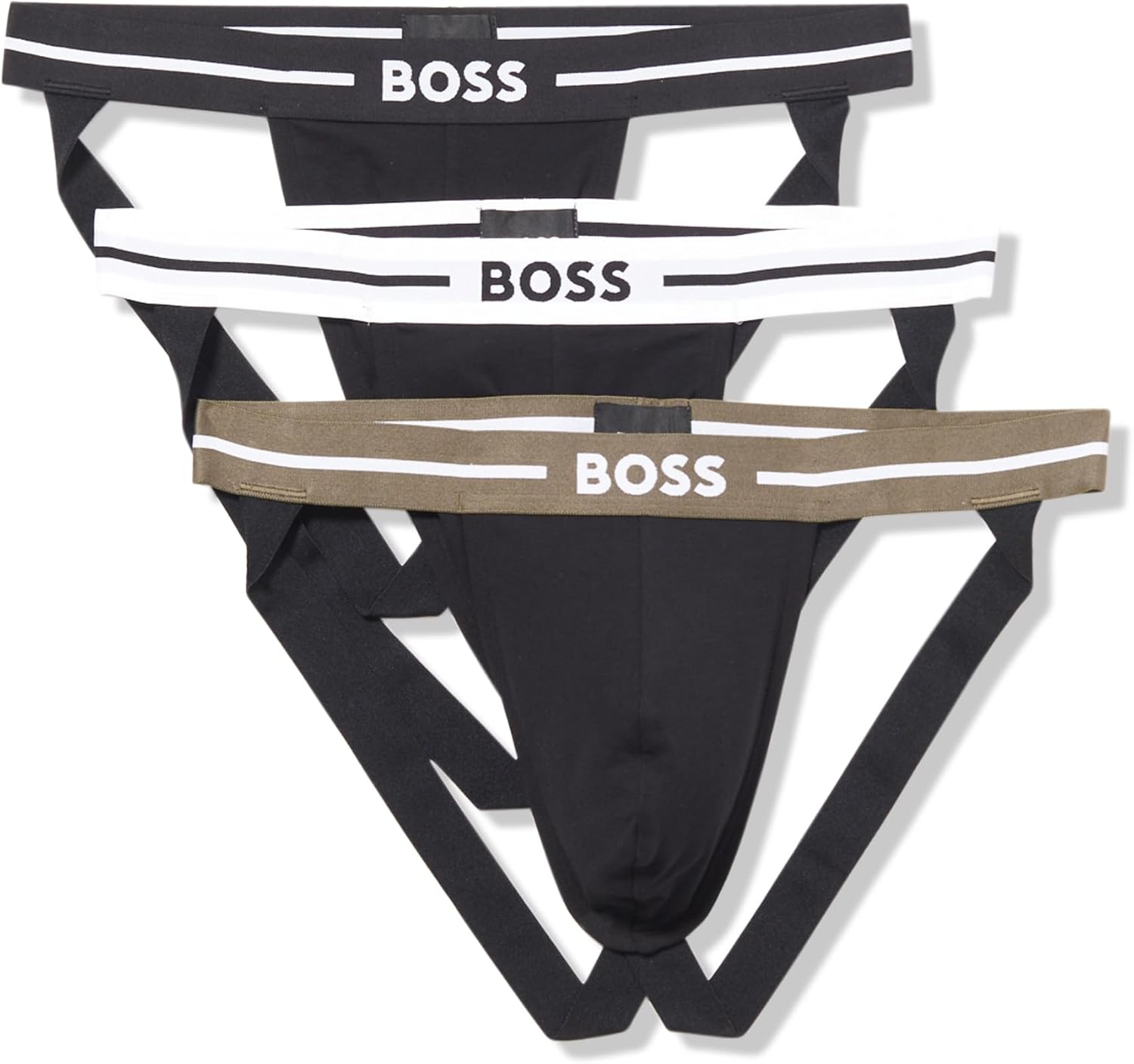 BOSS мужские 3 упаковки эластичного джокстрапа, Black Crow
BOSS мужские 3 упаковки эластичного джокстрапа, Black Crow