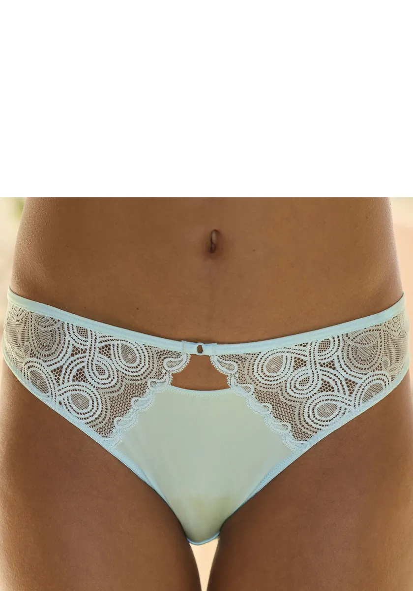 Стринги LASCANA с экстравагантными кружевными вставками, голубой
Стринги LASCANA с экстравагантными кружевными вставками, голубой
