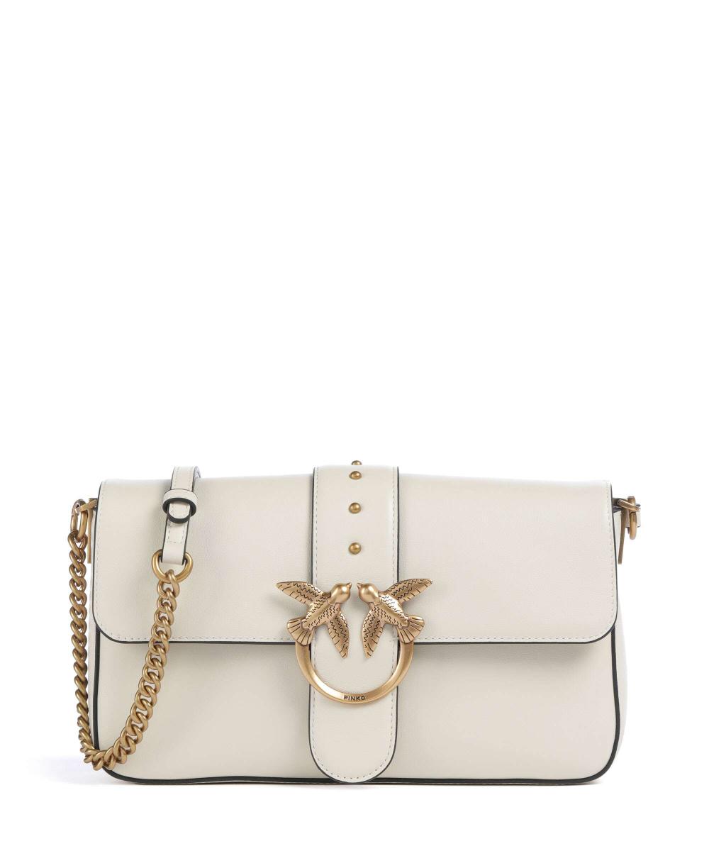 Классическая сумка через плечо Love one из мелкозернистой коровьей кожи Pinko, белый
Классическая сумка через плечо Love one из мелкозернистой коровьей кожи Pinko, белый