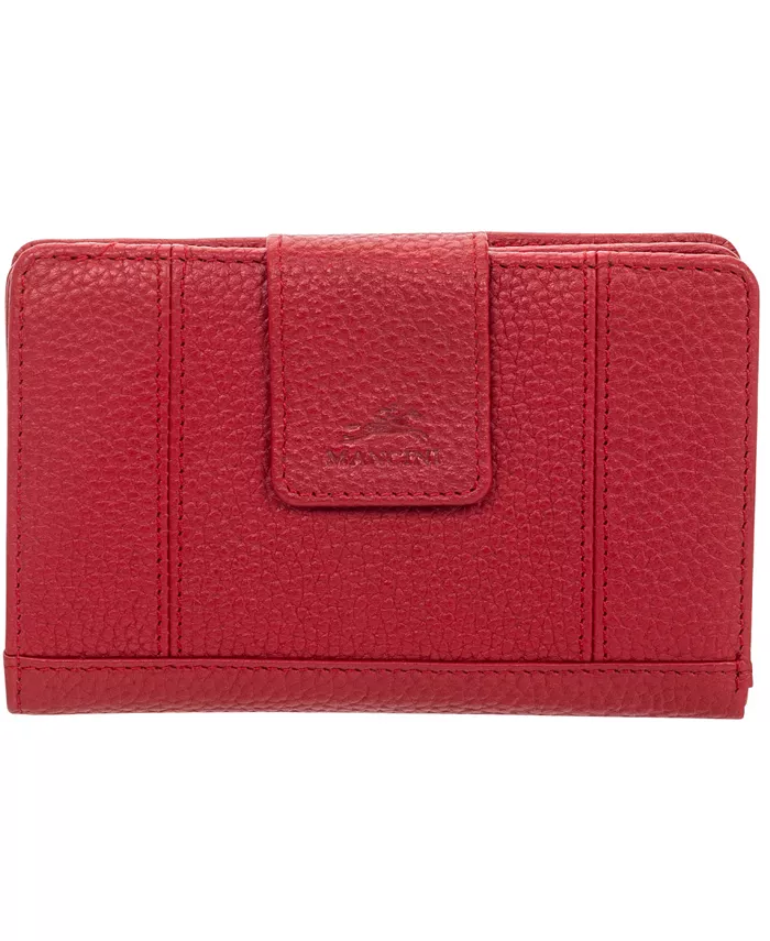 Женский клатч-кошелек с защитой RFID из коллекции Pebbled Collection Mancini, красный
Женский клатч-кошелек с защитой RFID из коллекции Pebbled Collection Mancini, красный