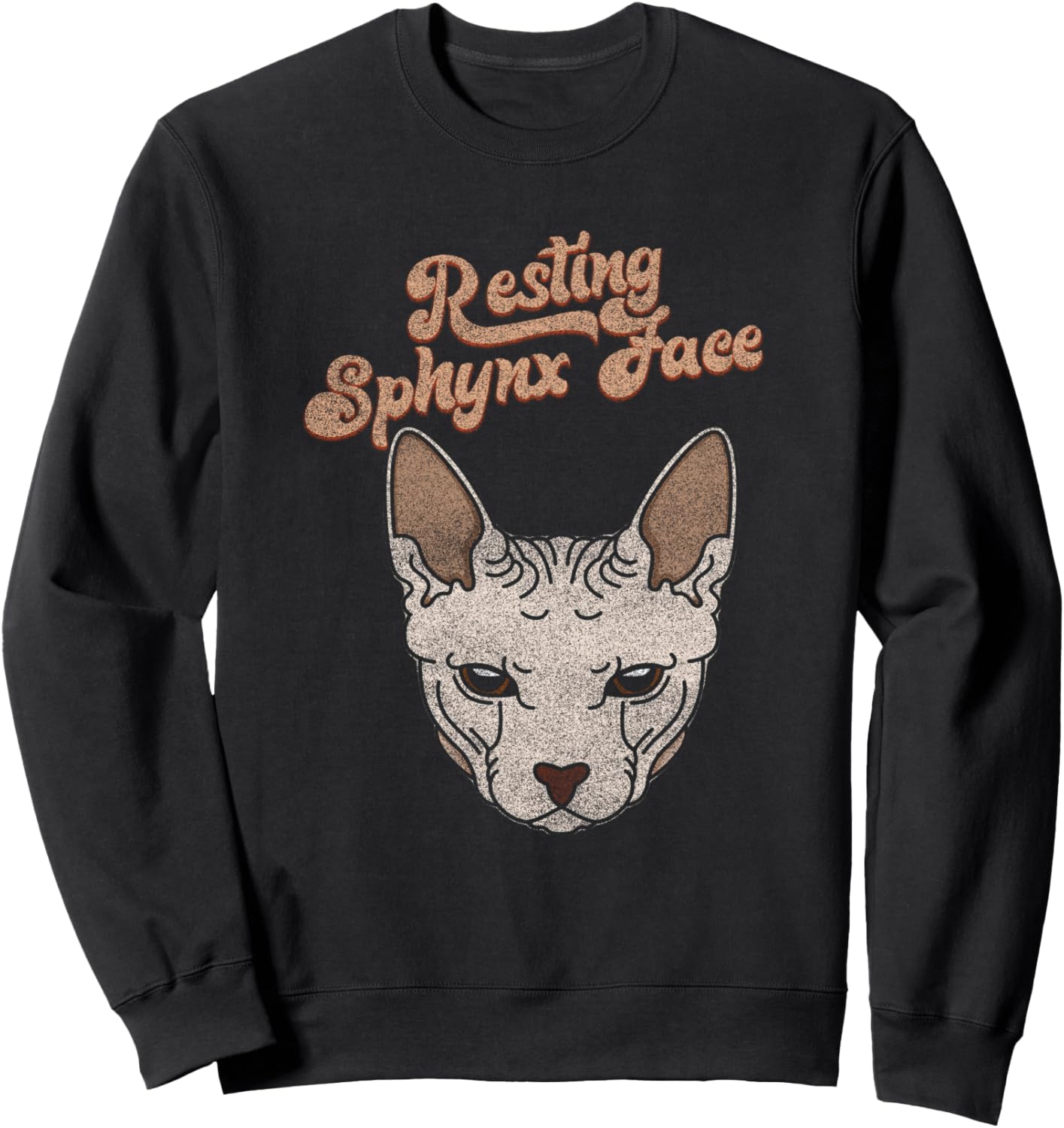 Винтажная толстовка с изображением мордочки сфинкса в состоянии покоя Sphynx Cat Apparel, черный
Винтажная толстовка с изображением мордочки сфинкса в состоянии покоя Sphynx Cat Apparel, черный