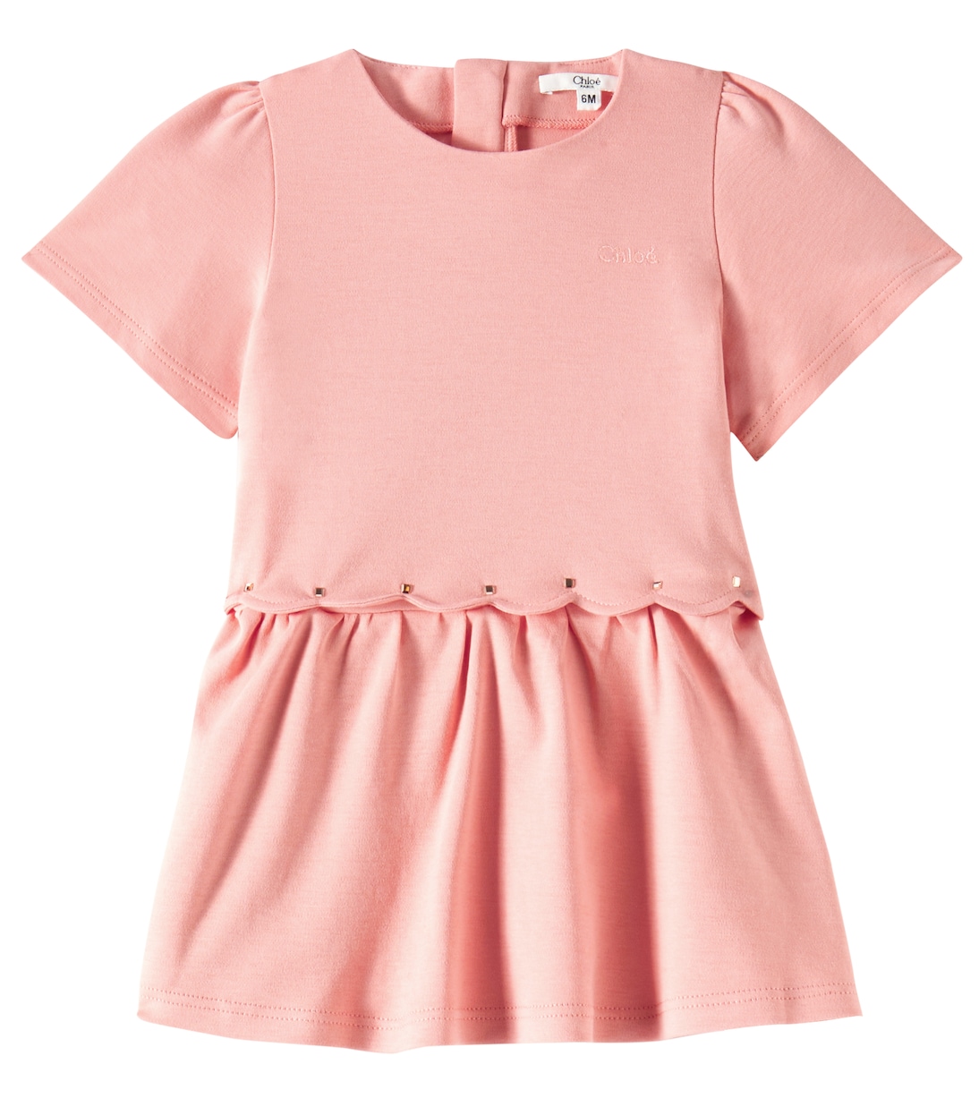 Детское хлопковое платье с фестончатым краем Chloé Kids, Rasberry
Детское хлопковое платье с фестончатым краем Chloé Kids, Rasberry