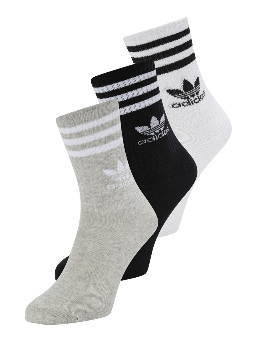 Носки ADIDAS ORIGINALS Socks, пятнистый серый/черный/белый
Носки ADIDAS ORIGINALS Socks, пятнистый серый/черный/белый