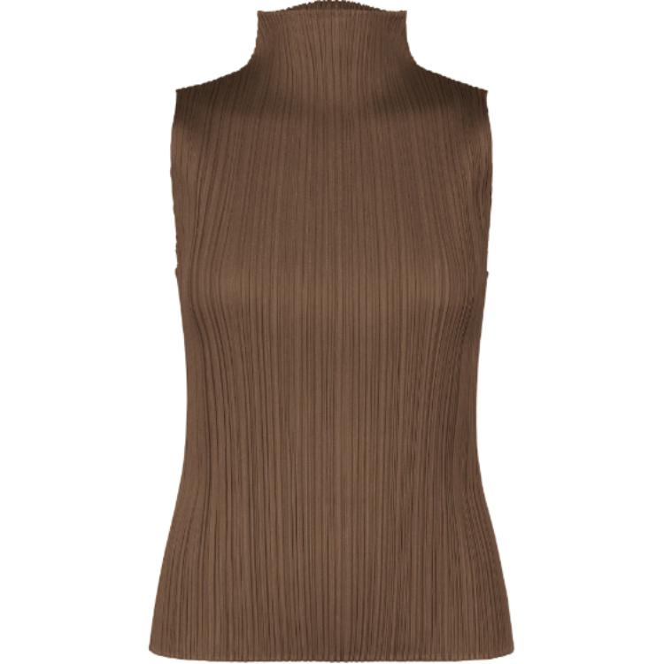 PLEATS PLEASE ISSEY MIYAKE Футболка-майка FW24 женская коричневая
PLEATS PLEASE ISSEY MIYAKE Футболка-майка FW24 женская коричневая