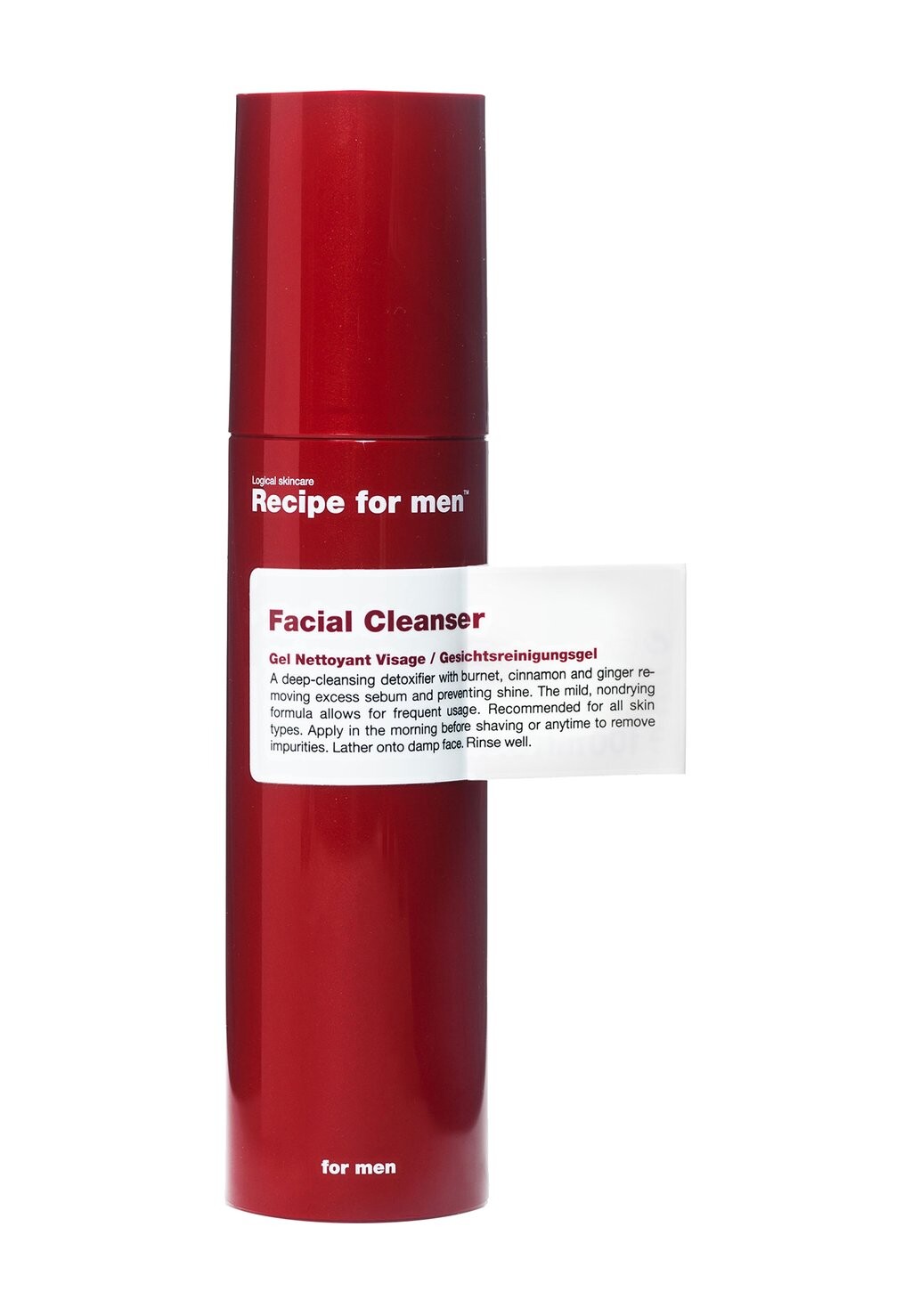 Очищение лица FACIAL CLEANSER 100ML Recipe For Men
Очищение лица FACIAL CLEANSER 100ML Recipe For Men