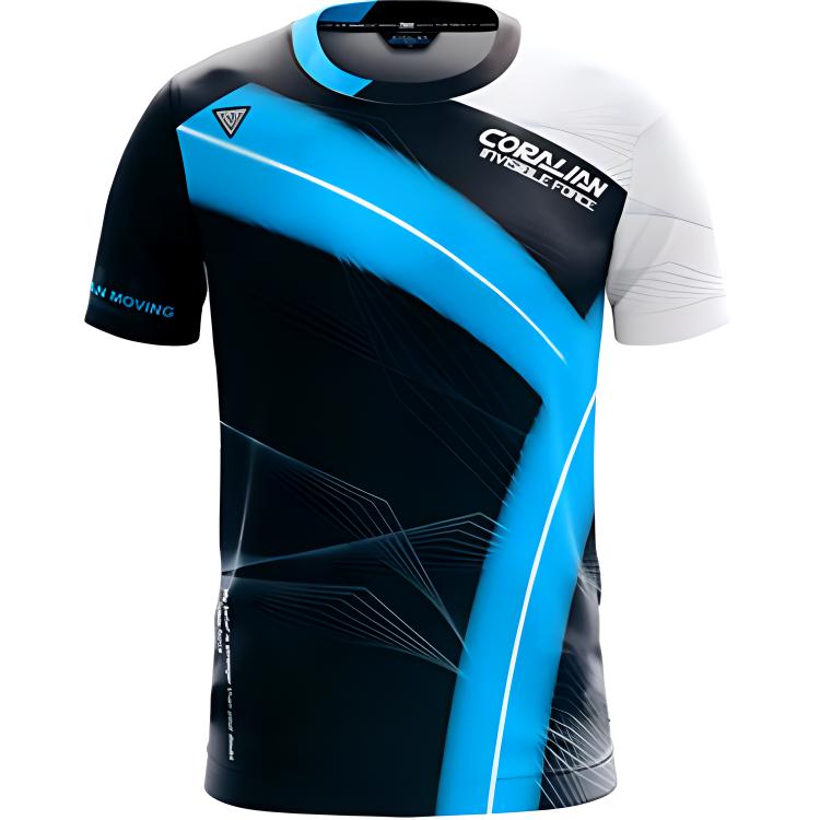 Футболка для бадминтона женская черно-сине-белая CORALIAN
Футболка для бадминтона женская черно-сине-белая CORALIAN