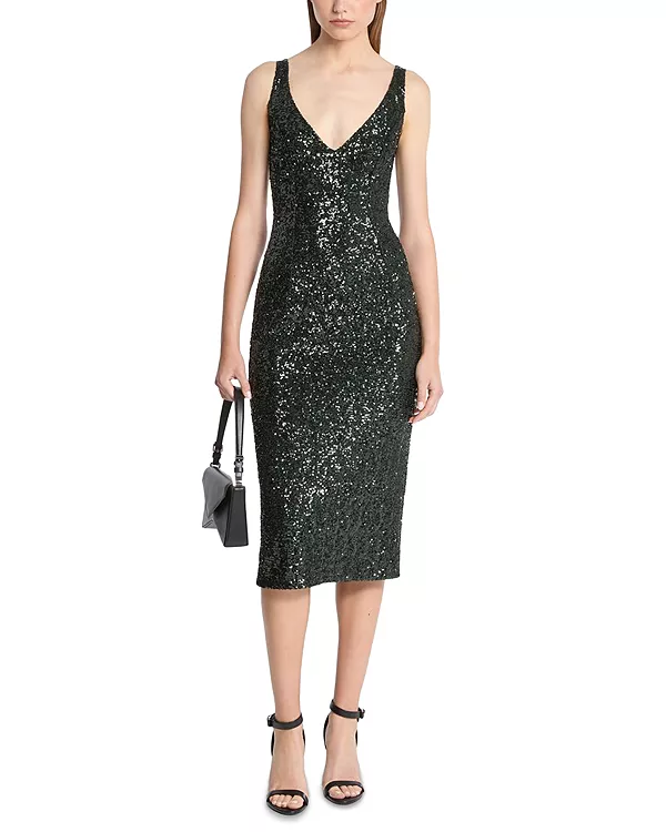 Платье-Футляр Michael Michael Kors Portrait с пайетками Michael Kors Collection, зеленый
Платье-Футляр Michael Michael Kors Portrait с пайетками Michael Kors Collection, зеленый