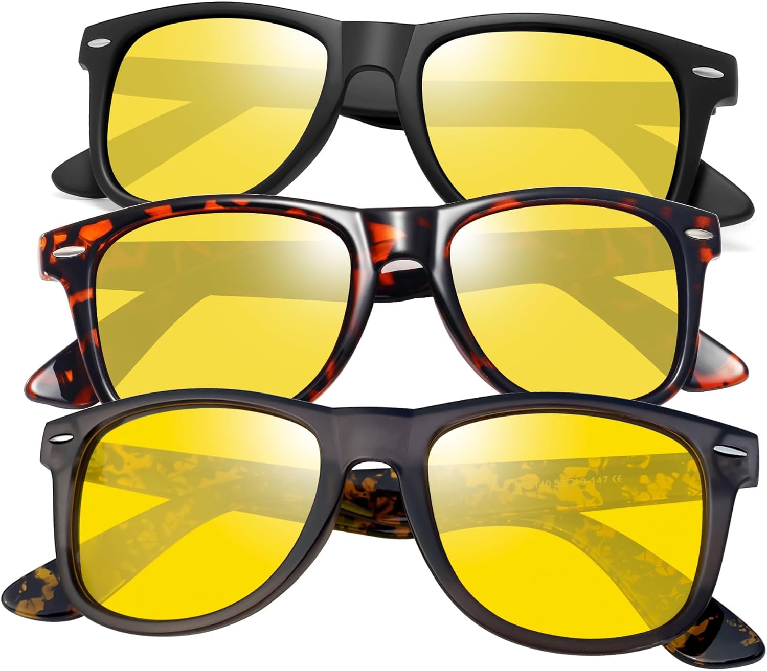 Набор из 3 квадратных солнцезащитных очков Joopin с поляризацией и защитой от УФ-излучения. Модные солнцезащитные очки для женщин и мужчин, H19-night Vision (Black+ Leopard + Darkgray)
Набор из 3 квадратных солнцезащитных очков Joopin с поляризацией и защитой от УФ-излучения. Модные солнцезащитные очки для женщин и мужчин, H19-night Vision (Black+ Leopard + Darkgray)