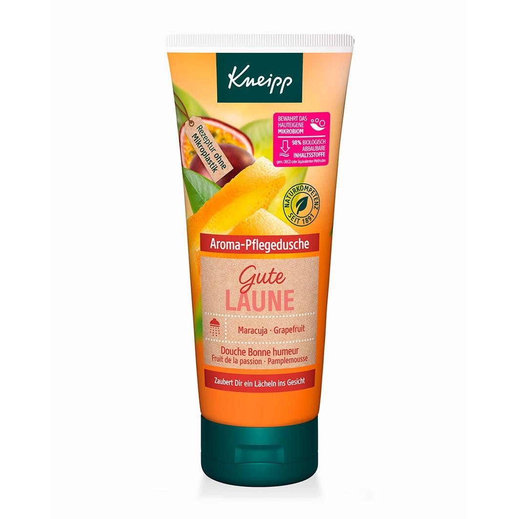 Гель для душа aroma-pflegedusche gute laune Kneipp, объем 200 мл
Гель для душа aroma-pflegedusche gute laune Kneipp, объем 200 мл