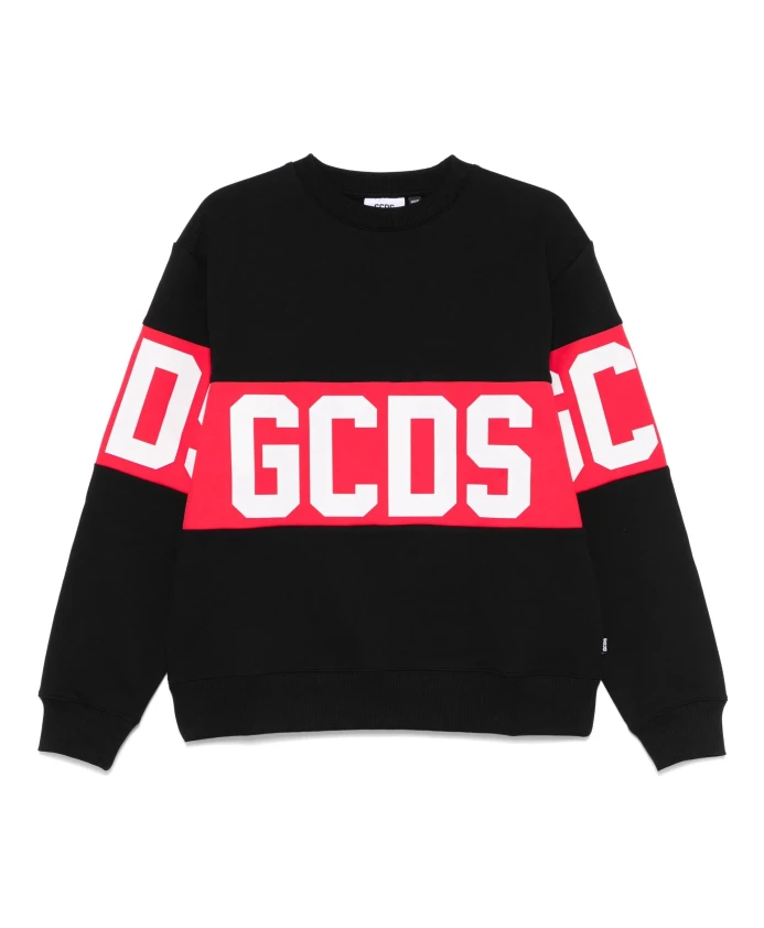 Черный пуловер с круглым вырезом Gcds, черный
Черный пуловер с круглым вырезом Gcds, черный