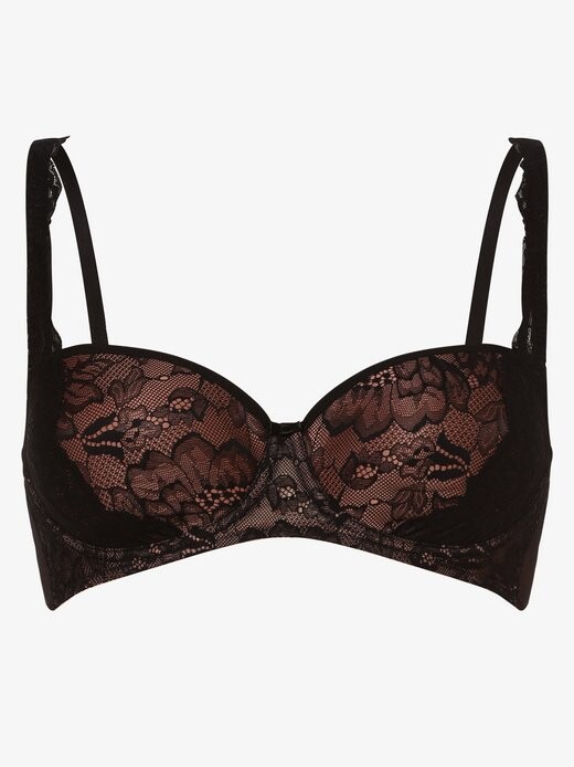 Уплотненный бюстгальтер на косточках Triumph, черный 
Уплотненный бюстгальтер на косточках Triumph, черный