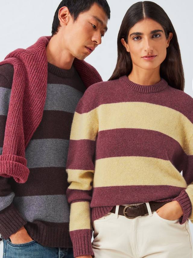 Свитер с полосками из переработанной шерсти Closed Loop Initiative с круглым вырезом John Lewis, Red/ Yellow
Свитер с полосками из переработанной шерсти Closed Loop Initiative с круглым вырезом John Lewis, Red/ Yellow