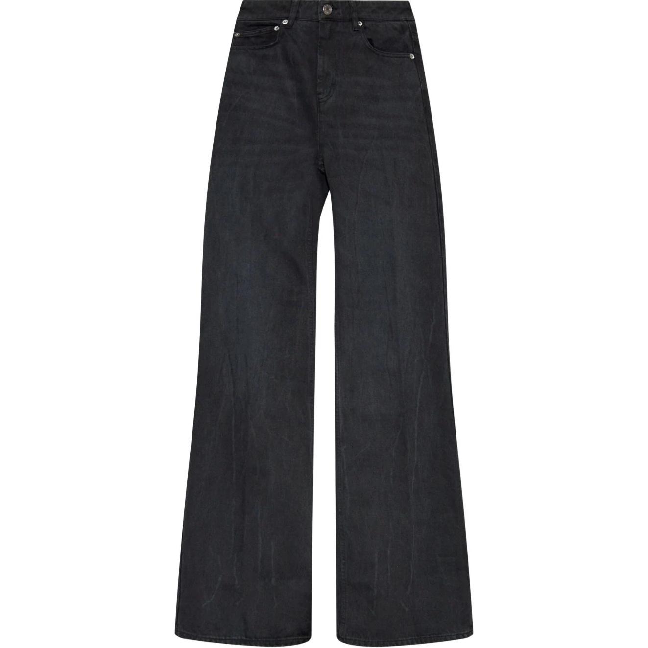 Ами Париж Хлопковые джинсы с широкими штанинами AMIPARIS, черный
Ами Париж Хлопковые джинсы с широкими штанинами AMIPARIS, черный