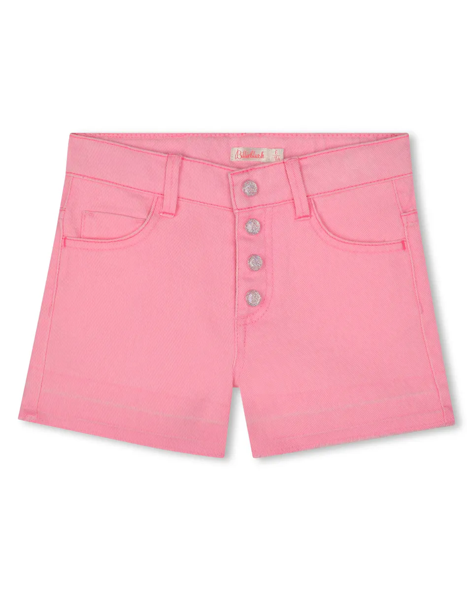 Хлопковые шорты для девочек с застежкой на пуговицы Billieblush, розовый
Хлопковые шорты для девочек с застежкой на пуговицы Billieblush, розовый