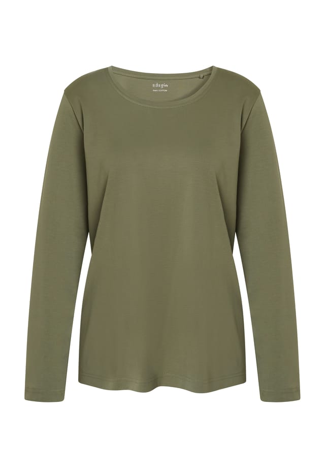 Рубашка с длинными рукавами "bea" повседневного стиля с круглым вырезом Galeria, зеленый
Рубашка с длинными рукавами "bea" повседневного стиля с круглым вырезом Galeria, зеленый