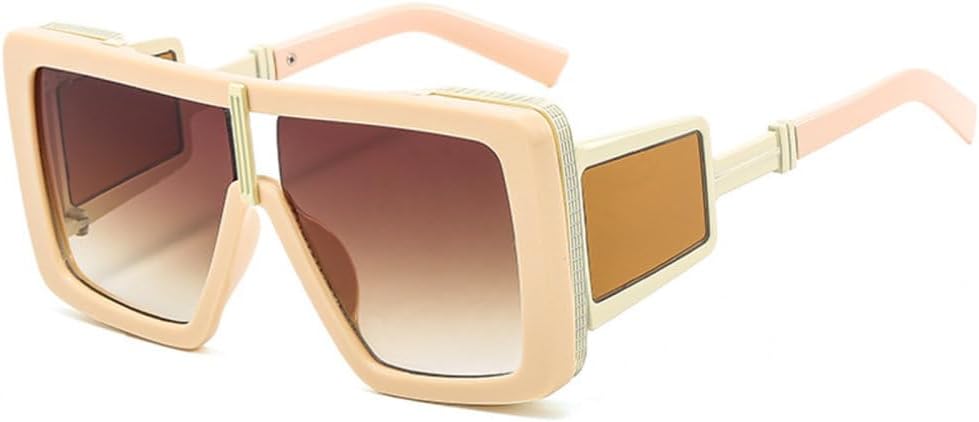 Женские модные солнцезащитные очки LVTFCO, большие ретро-панк солнцезащитные очки для мужчин, цельные очки в крупной оправе, защита от УФ-излучения UV400, C4beige-brown
Женские модные солнцезащитные очки LVTFCO, большие ретро-панк солнцезащитные очки для мужчин, цельные очки в крупной оправе, защита от УФ-излучения UV400, C4beige-brown