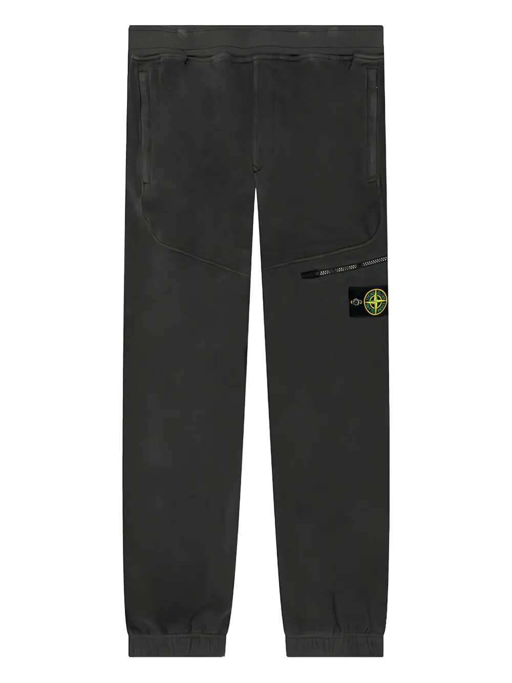 Спортивные брюки с значком компаса Stone Island, черный 
Спортивные брюки с значком компаса Stone Island, черный