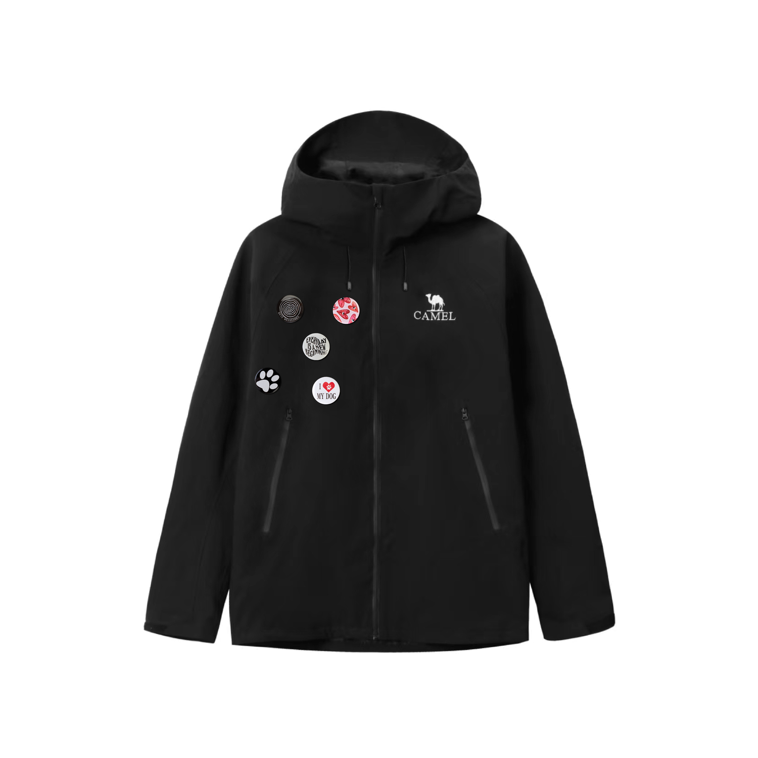 Ветровка All weather Waterproof And Windproof Unisex CAMEL, phantom черный
Ветровка All weather Waterproof And Windproof Unisex CAMEL, phantom черный