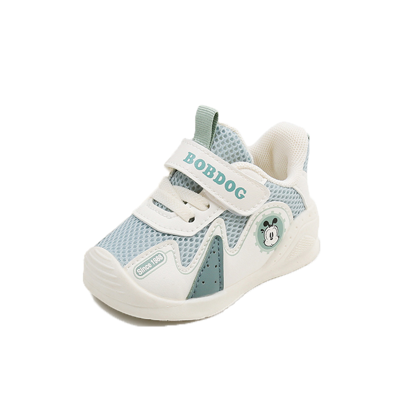 Нескользящие, дышащие, легкие, амортизирующие детские туфли для младенцев и малышей BOBDOG, зеленый 
Нескользящие, дышащие, легкие, амортизирующие детские туфли для младенцев и малышей BOBDOG, зеленый