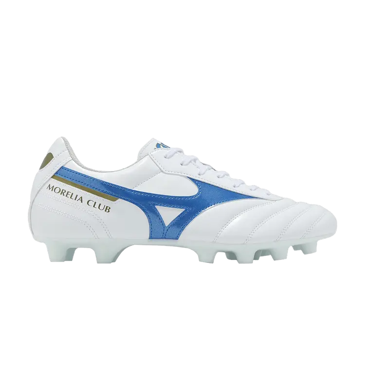 Кроссовки Mizuno Morelia 2 Club White Laser Blue, белый 
Кроссовки Mizuno Morelia 2 Club White Laser Blue, белый
