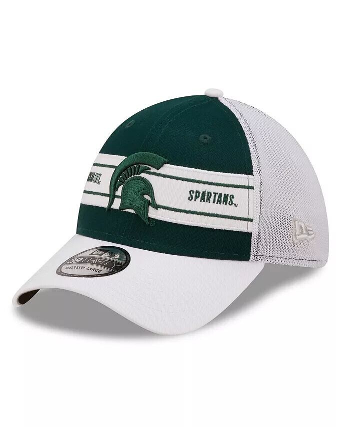Мужская зелено-белая кепка Michigan State Spartans с полосой 39THIRTY Flex Hat New Era
Мужская зелено-белая кепка Michigan State Spartans с полосой 39THIRTY Flex Hat New Era