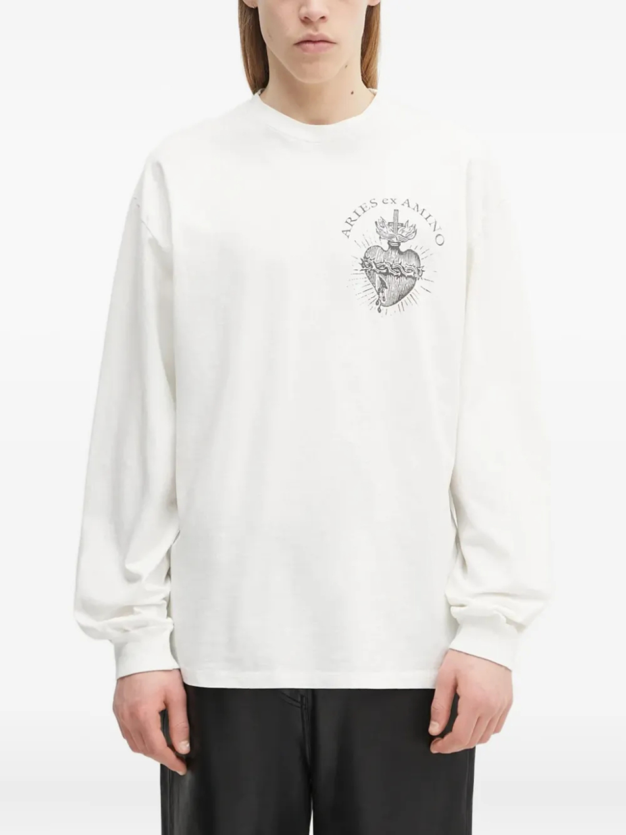 Футболка с длинными рукавами Aries Ex Amino, белый
Футболка с длинными рукавами Aries Ex Amino, белый