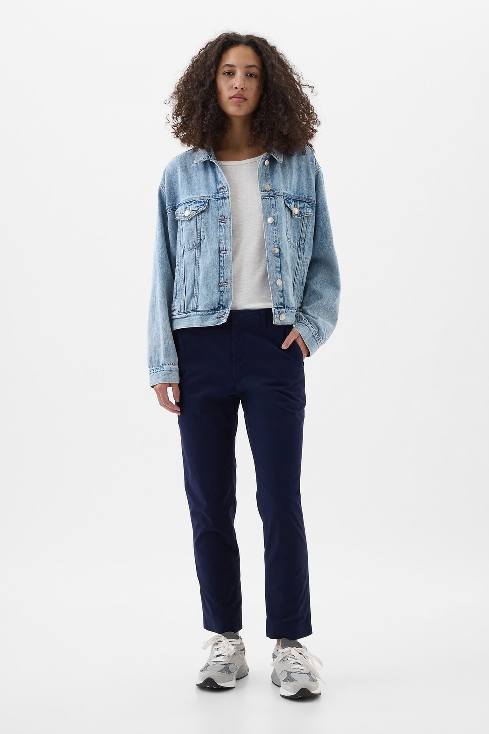 Брюки-Чиносы в деловом стиле с завышенной талией Gap, синий
Брюки-Чиносы в деловом стиле с завышенной талией Gap, синий