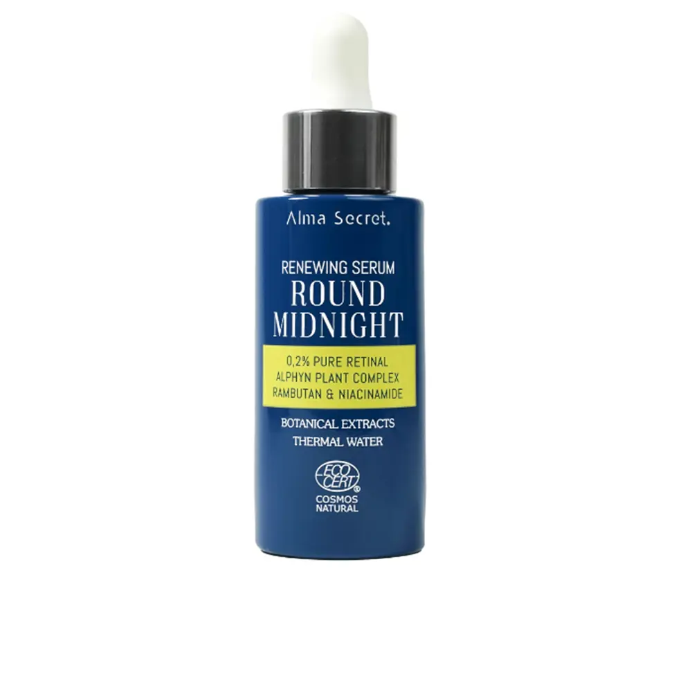 Сыворотка для лица Round midnight sérum con retinal puro 0,2% Alma Secret, 30 мл.
Сыворотка для лица Round midnight sérum con retinal puro 0,2% Alma Secret, 30 мл.