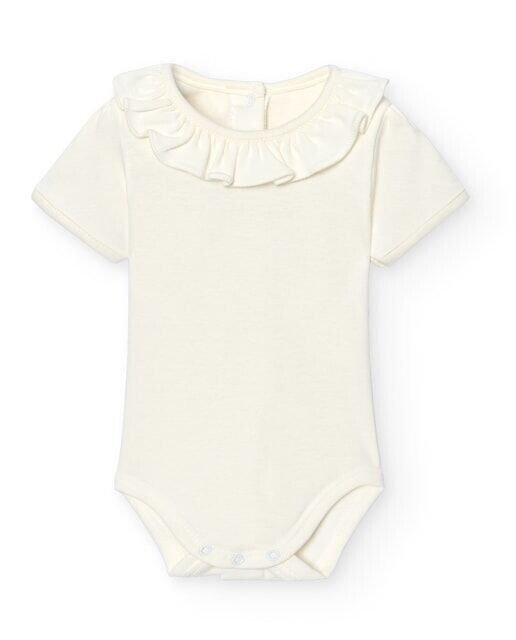 В упаковке 2 детских боди 1x1 с короткими рукавами и оборками на шее Babidú, бежевый
В упаковке 2 детских боди 1x1 с короткими рукавами и оборками на шее Babidú, бежевый