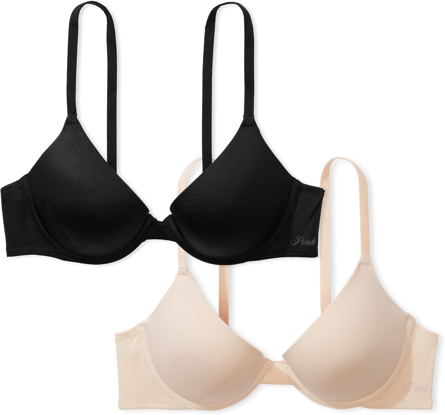 Victoria's Secret Женский бюстгальтер Pink Wear Everywhere Push Up, бюстгальтеры для женщин (32A-40DDD), Black/Beige Bundle
Victoria's Secret Женский бюстгальтер Pink Wear Everywhere Push Up, бюстгальтеры для женщин (32A-40DDD), Black/Beige Bundle